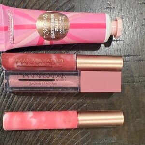 Manna Kadar Lip Gloss Set - Pink and Gold